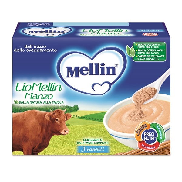 MELLIN Liomellin Manzo 3 Vasetti 10 g - LloydsFarmacia