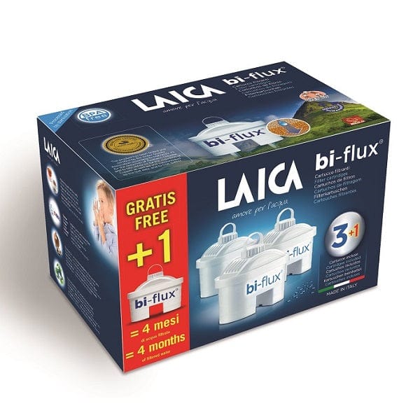 LAICA Cartucce Per Caraffa Filtranti Bi-Flux 3+1 - LloydsFarmacia