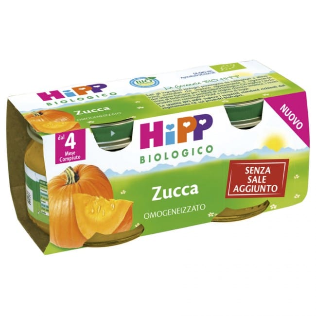HIPP Omogeneizzato Zucca Biologico 2x80 g - LloydsFarmacia