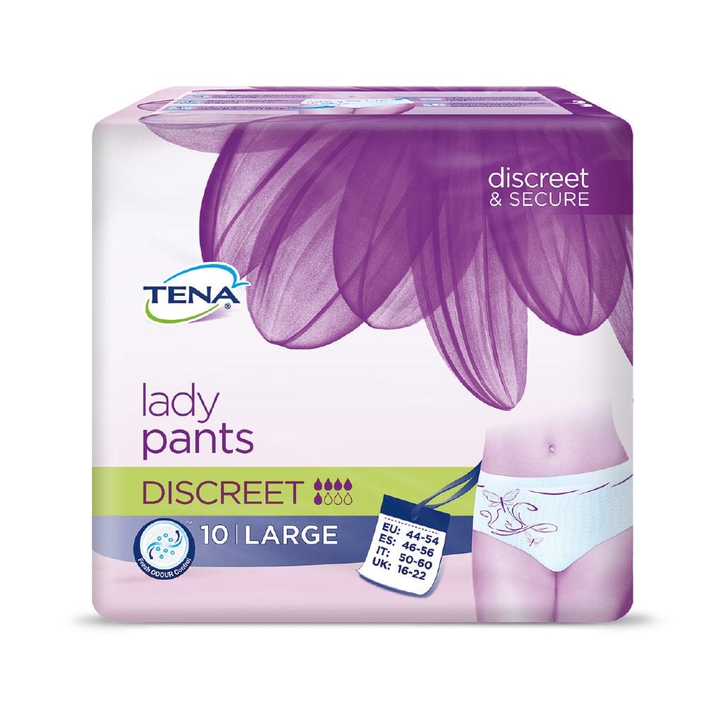 TENA Lady Pants Discreet 10 Mutandine L - LloydsFarmacia
