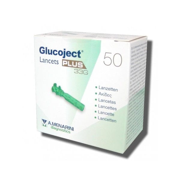 A. MENARINI DIAGNOSTICS Glucoject Lancets Plus 33G 0,20 mm 50 Lancette  Pungidito - LloydsFarmacia