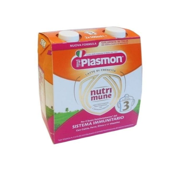 PLASMON Nutri Mune 3 Latte Liquido 2x500 ml - LloydsFarmacia