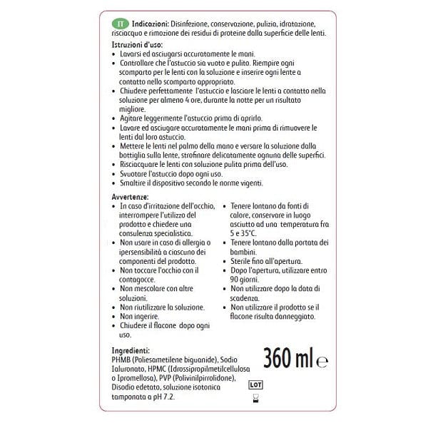 LLOYDSPHARMACY All In One Soluzione Unica Per Lenti A Contatto 360 ml -  LloydsFarmacia